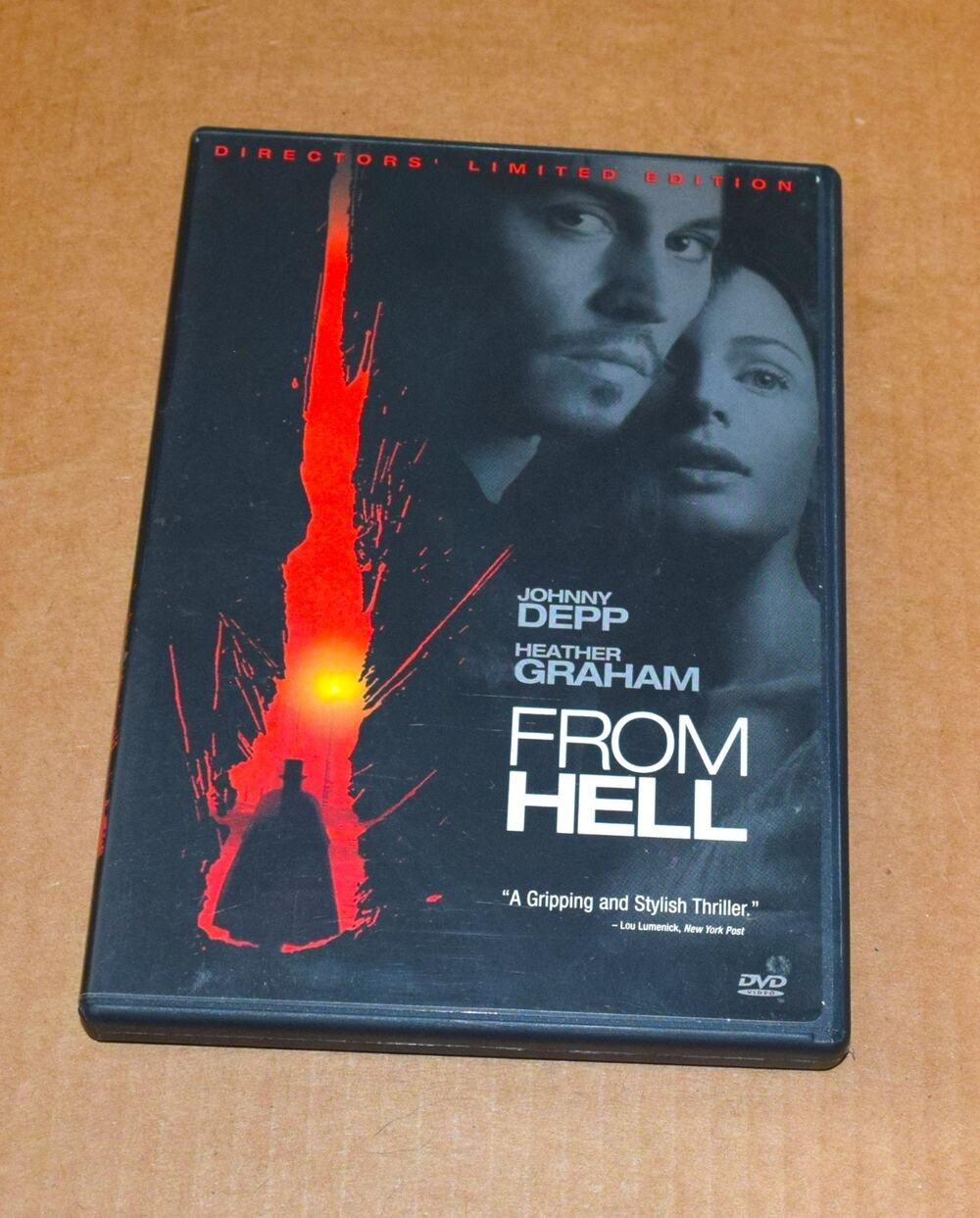 2002 FROM HELL DVD Movie Starring Johnny Depp & Heather Graham new